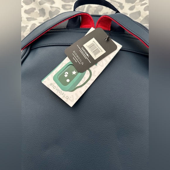 My Hero Academia backpack Navy, red, and gold. NWT - Picture 8 of 10